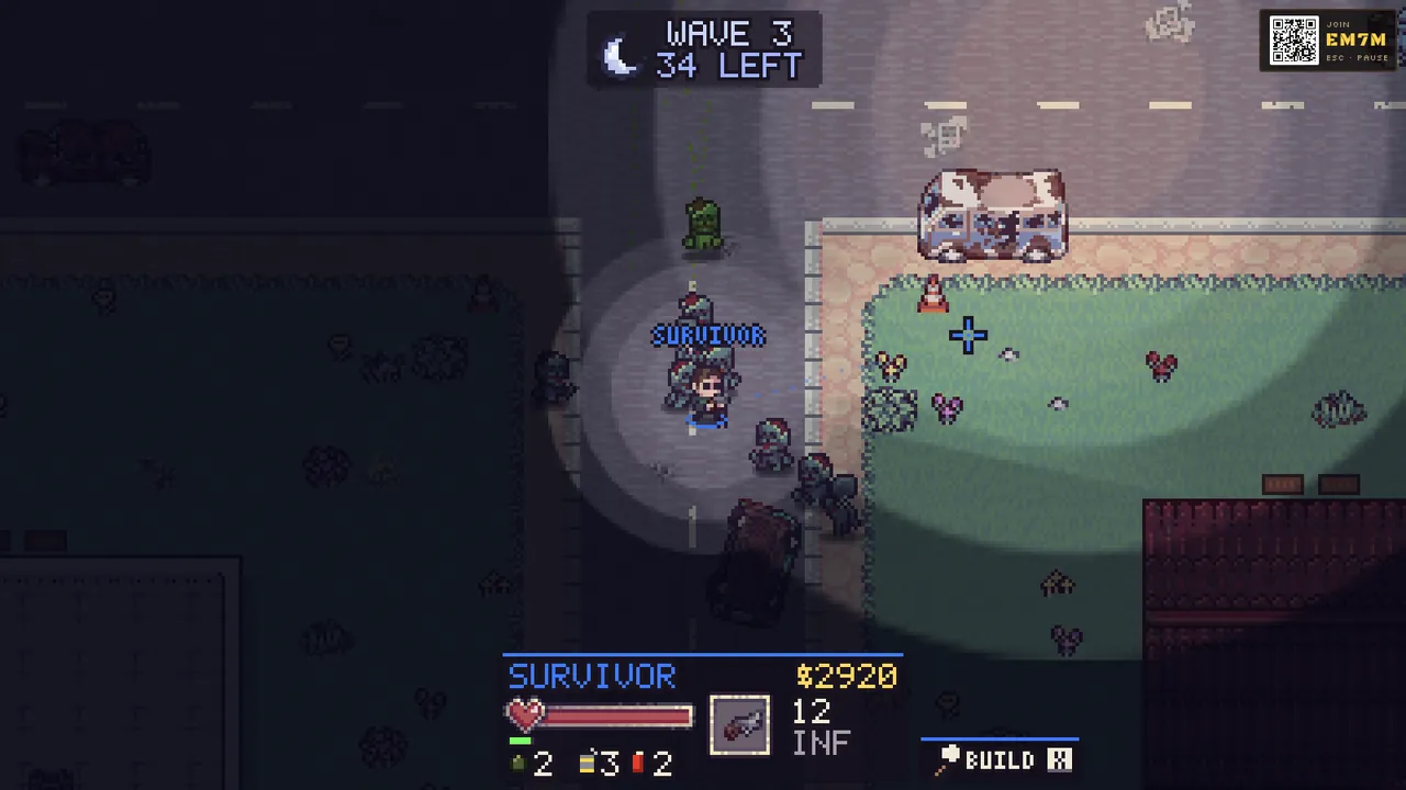 Survival mode in The Last Flare